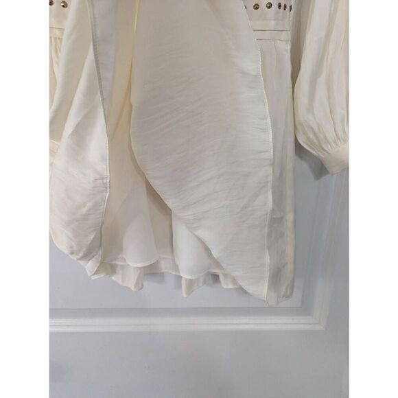 Ramy Brook Stella‎ Corset Mini Dress women's size small cream gold - Picture 9 of 16